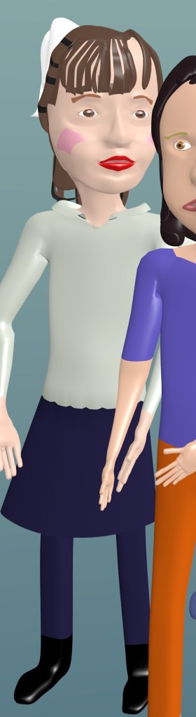 Blender people Madicken