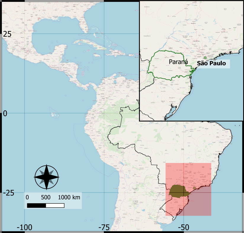 Adriana Alves parana map
